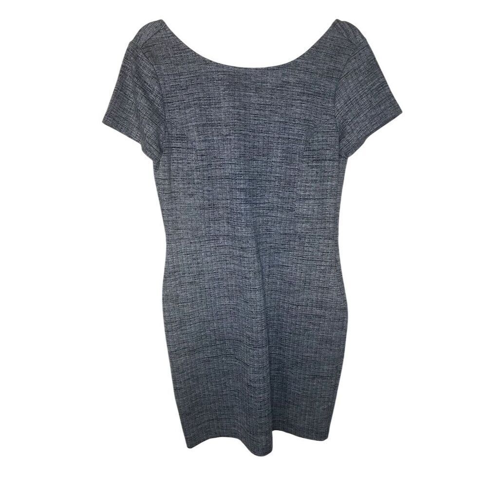 Banana Republic Women's Gray Knit Tweed Sheath Dress Size 8 Workwear